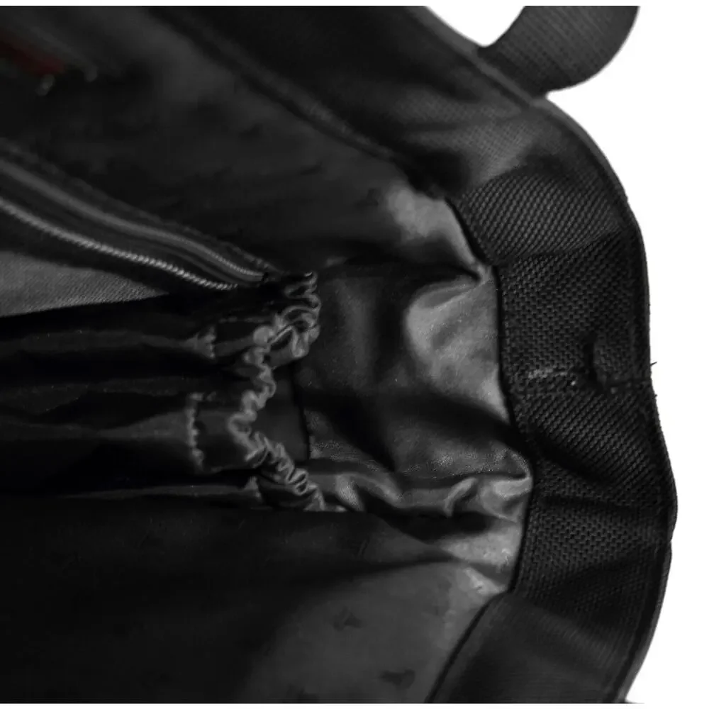 C5 Auth TUMI Voyageur Dara Black Ballistic Nylon Courier Tote Bag Style 26190D4